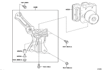 4459012230-BRACKET ASSY, BRAKE ACTUATOR