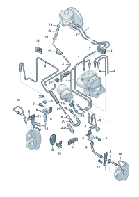 4Z7611707A-HOSE-BRAKE RR