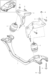 95837504910-MOUNTING ENGINE RHT-A6