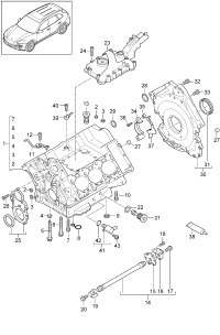 95810124701-Deflector, exh Case crank Deprecated parts