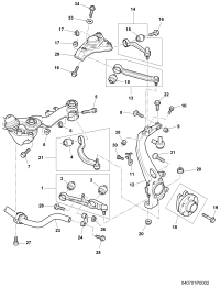 4E0407151J-PORSCHE MACAN CONTROL ARM-LH