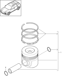 95810303320-Piston complete Deprecated parts