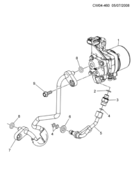 24233353-Auxiliary oil pump of automatic transmission: service 08: 09MY model needs to be used together with 