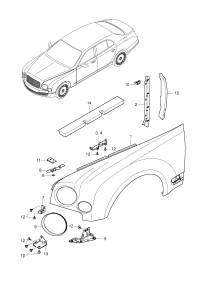 3Y0821227-BRACKET, REINFORCEMENT