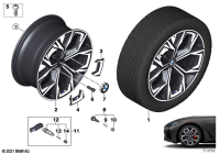 36118747307-Disc wheel light metal midnight ash