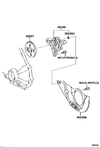 361060K010-BODY SUB-ASSY, TRANSFER OIL PUMP