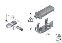 36106890964-Wheel electronic module RDC 433MHZ