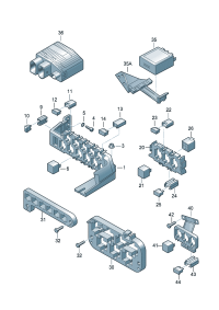 4B1937545B-Bracket, connector