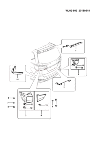 23902672-LAMP ASSY, REAR FOG, RH