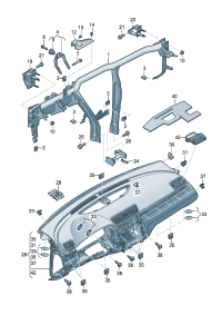 35D857017A-Member, instrument panel cross