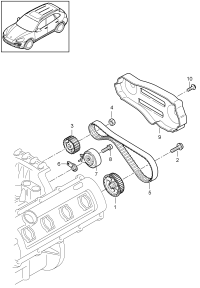 95810515100-PULLEY/A4/A5/A6/Q5/Q7/TOUREG