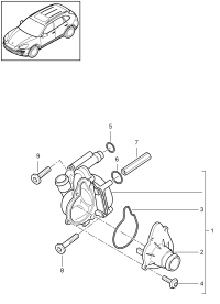95810603351-WATER PUMP-AUDI A5/A6/A7