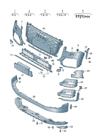 81D807647B-GRILLE ASSY-REAR COOLER,OUTLET