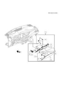 84786429-Box, instrument panel box (incl 2-3,5-11)