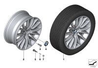 36116860579-Hub, reflex silver