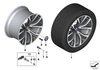 36116863100-Disc rim light alloy