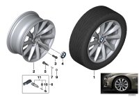 36116796248-Rim, light alloy disc reflex-silber