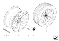 36116772249-Disc rim, light