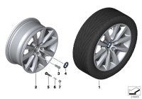 36116795372-Hub, reflex silver