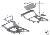 51169206396-Bumper finish-center console