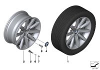 36116794689-Rim, light alloy disc reflex-silber