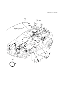 84893230-Harness, side door (incl. 10)