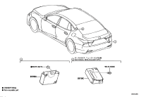 897B050200-Electrical key & receiver assy