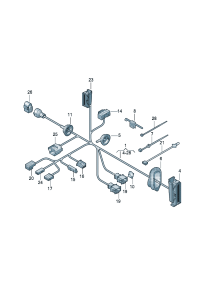 5ND971121D-Harness-door (Co-pilot position)