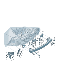 4G8807453B-PORSCHE CAYENNE GUIDE LTRL RH