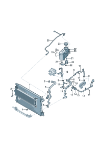 4K0122101BP-WATER HOSE