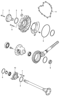 98639702700-Shaft seal ring For engine cooling Blanking assy