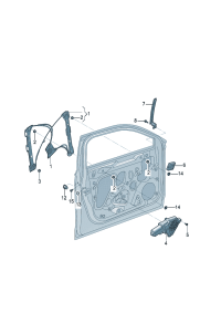 3ED837461A-Window regulator without m