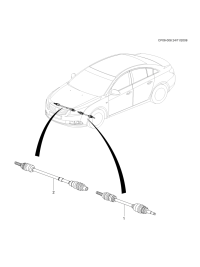 9058966-Shaft, front drive (see CP06-012-8 for more details)