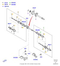 YL8Z3A329EA-Kit, joint (4WD)