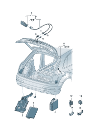8U0907441-Camera system Cont unit