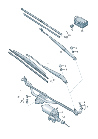 7H5998002-Wiper blade set Apply: