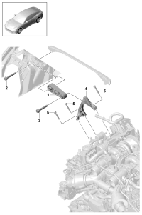 9A719935200-Engine mounting   Deprecated parts