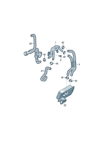 8WD122445-Coolant hose