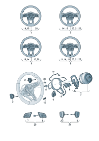 8WD419091-Steering wheel