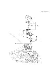 39171604-Block, battery distribute