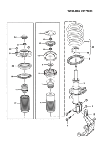23946622-Shock absorber assy-frt lh