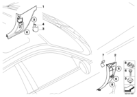 51437144533-Garnish assy-fr side lh