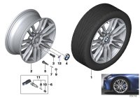 36117850020-Wheel rim, light