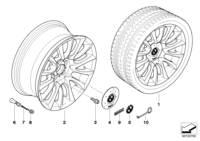 36117897260-Disc rim, light