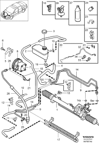 8251738-Servo pump, replacement