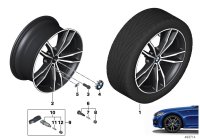 36118089892-Black standard paint, disc rim light metal ink