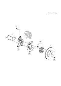 84541203-Knuckle, r. rr. suspension
