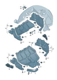 1J0825245E-Plate, engine partition