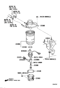 2339030180-ELEMENT ASSY, FUEL FILTER
