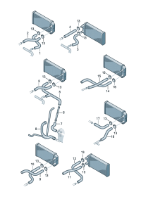 4B0819371L-Coolant hose